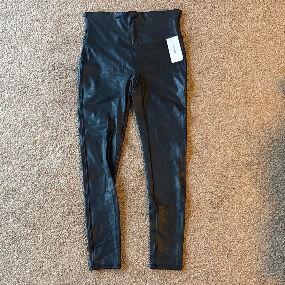 Spanx Faux Leather High Waisted Legging